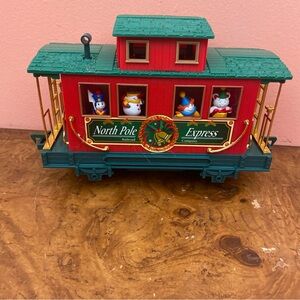 Eztec 37189 North Pole Express Christmas Train Replacement Caboose Car 4 Figures